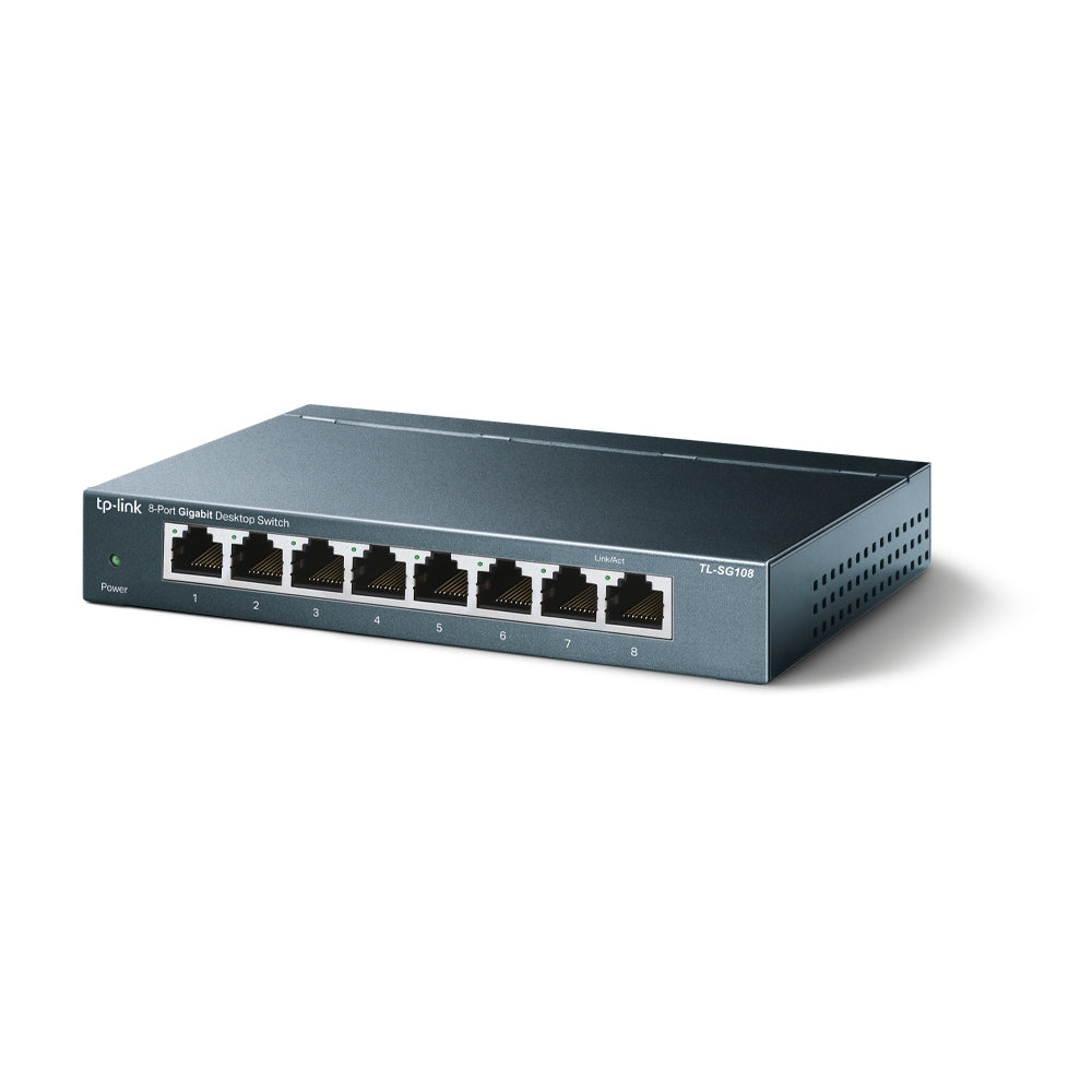 TP-Link TL-SG108 | Gigabit Ethernet switch | 8-port 10/100/1000Mbps