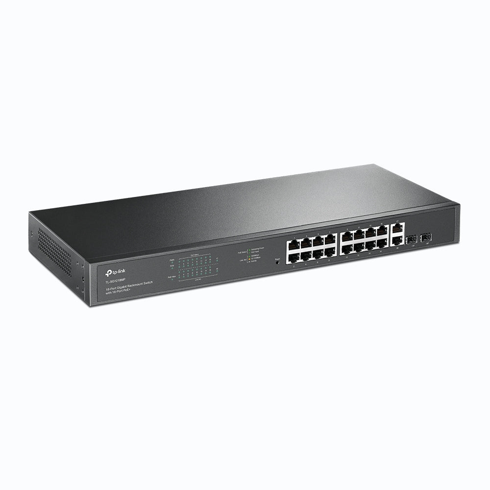TP-Link TL-SG1218MP | Gigabit PoE+ switch | 250 W