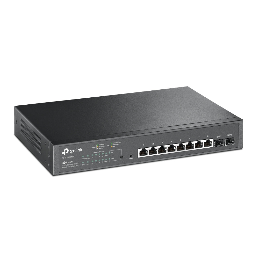 TP-Link JetStream TL-SG2210MP | Gigabit PoE+ smart switch | 150 W