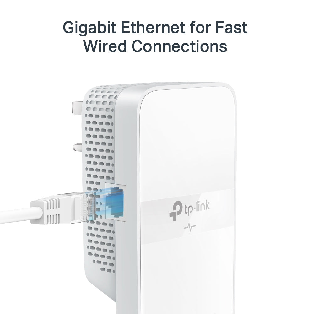 TP-Link TL-WPA7617 | Powerline Wi-Fi extender | AV1000 AC1200 | UK plug