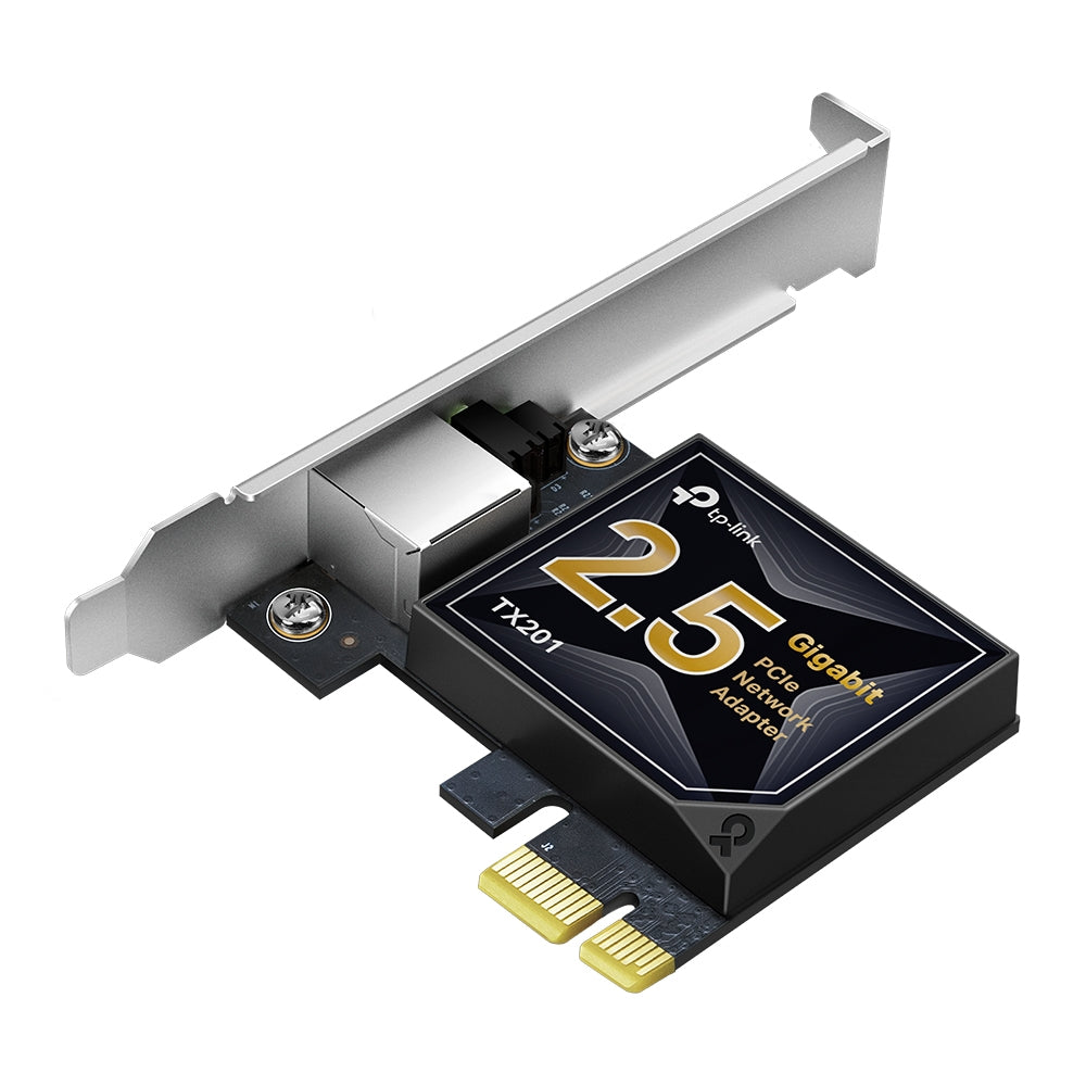 TP-Link TX201 | 2.5GbE PCIe adapter | RJ45 Ethernet