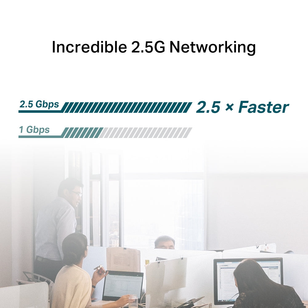 TP-Link TX201 | 2.5GbE PCIe adapter | RJ45 Ethernet