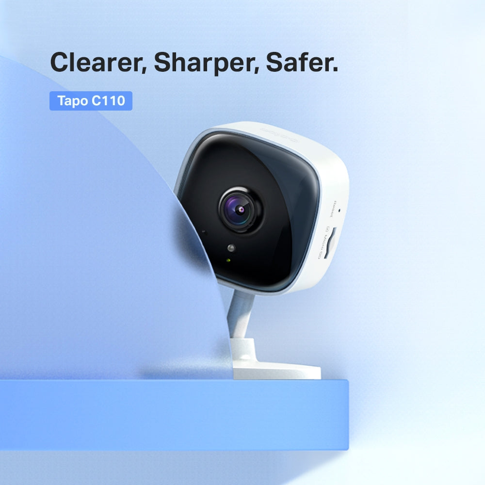 TP-Link Tapo C110 | Indoor Wi-Fi security camera | 3MP | White