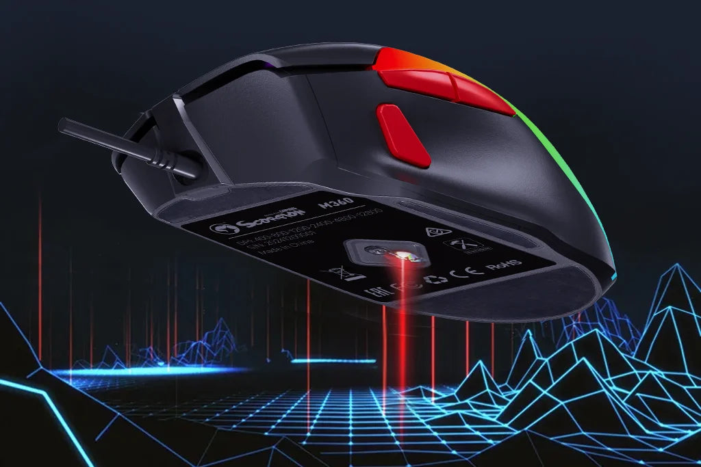 MARVO Tepo 70 M360 | Wired gaming mouse | Up to 12,800 DPI | Black