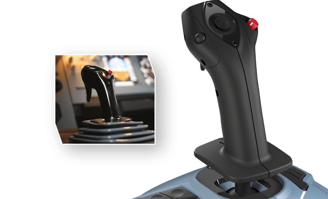 Thrustmaster TCA Sidestick Airbus Edition | PC flight joystick | Black and blue