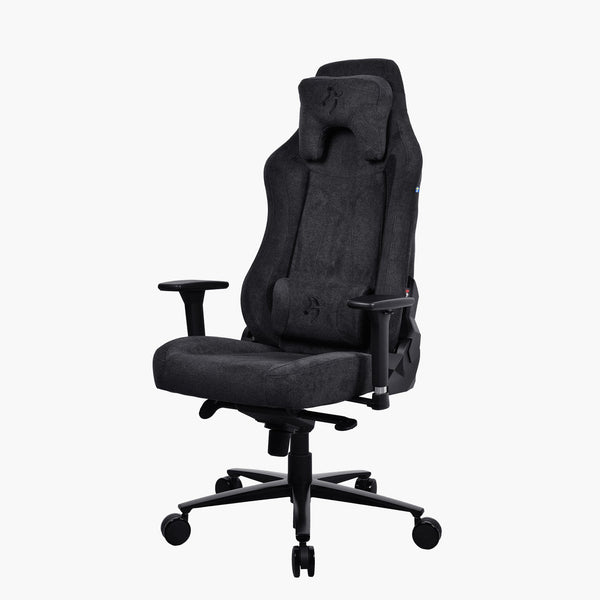 Arozzi Vernazza Soft Fabric | Gaming chair | 145 kg capacity | Pure Black