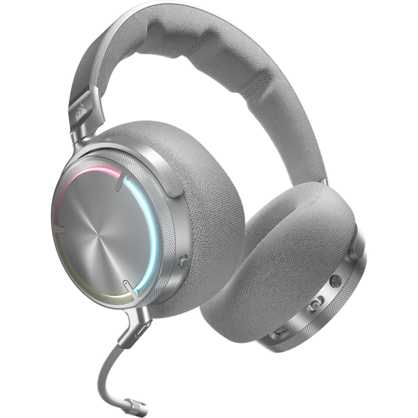CORSAIR VIRTUOSO MAX | Wireless gaming headset | 2.4GHz and Bluetooth | Silver