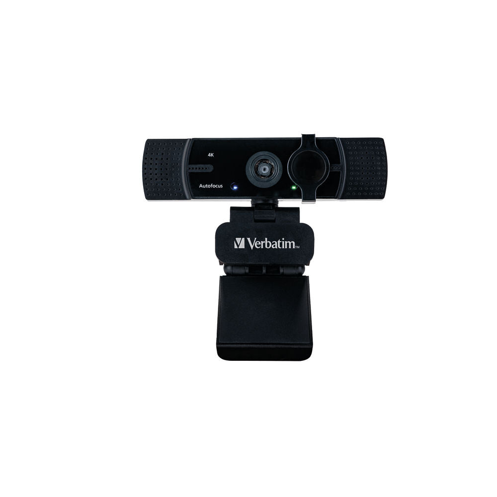 Verbatim AWC-03 | 4K webcam | Autofocus and dual microphones | Black