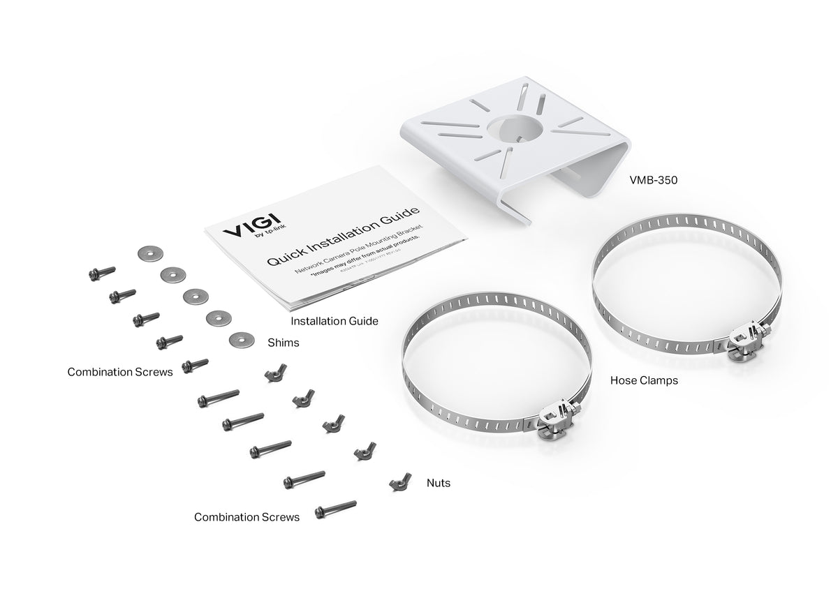 TP-Link VIGI VMB-350 | Network camera pole mount bracket | 70–130 mm poles