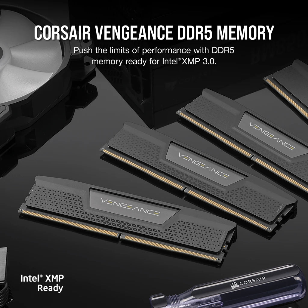 CORSAIR VENGEANCE | DDR5 RAM | 32GB 6000MT/s CL36 | Grey 2 x 16GB