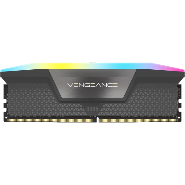 CORSAIR VENGEANCE RGB | DDR5 desktop memory | 64GB 6000MT/s CL40 | Grey 2 x 32GB