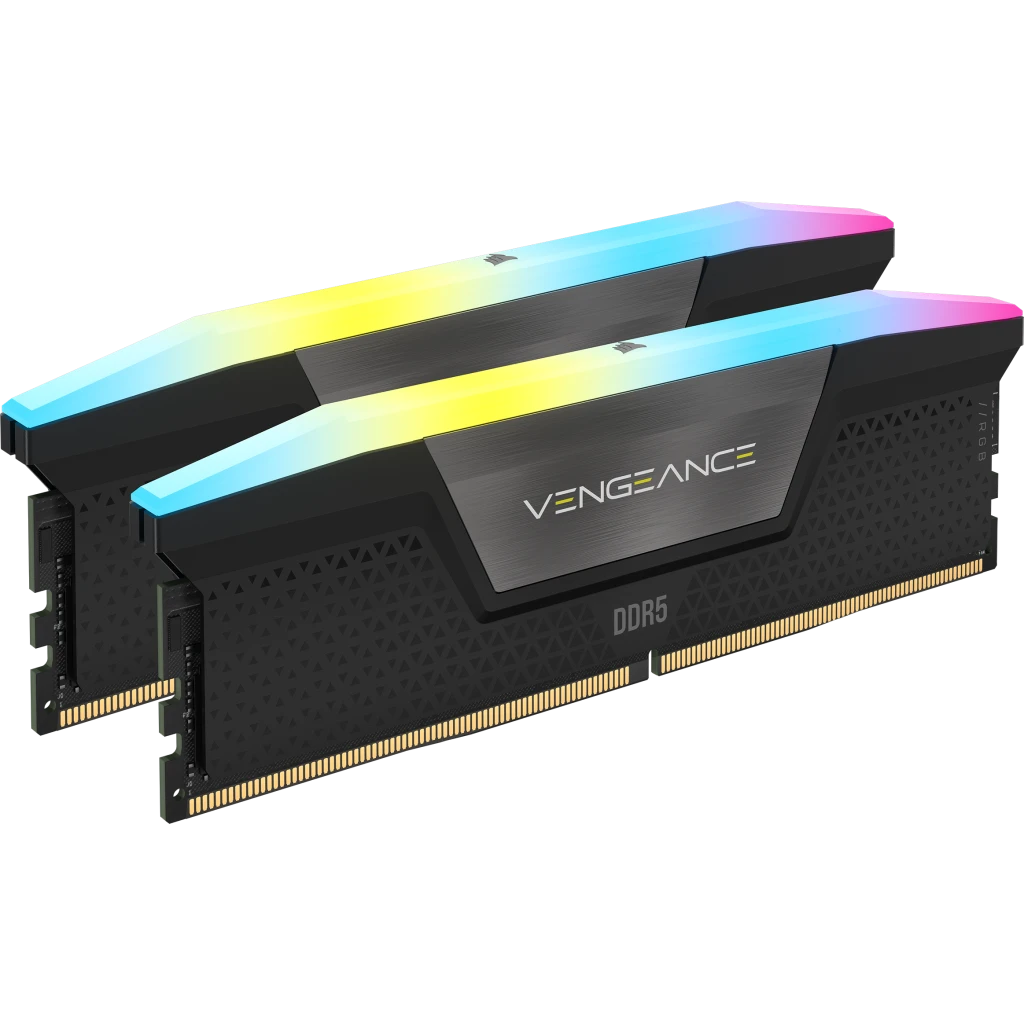 CORSAIR VENGEANCE RGB | DDR5 RAM | 32GB 5200MT/s CL40 | Black
