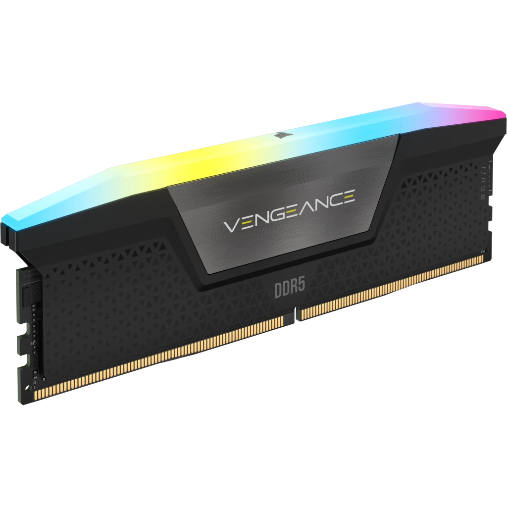 CORSAIR VENGEANCE RGB | DDR5 RAM | 32GB 5200MT/s CL40 | Black