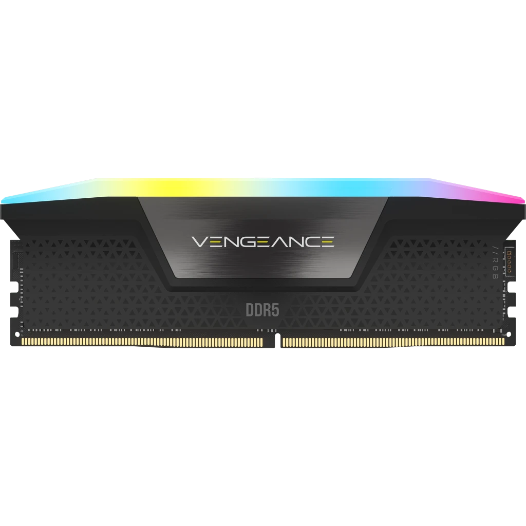 CORSAIR VENGEANCE RGB | DDR5 RAM | 32GB 5200MT/s CL40 | Black