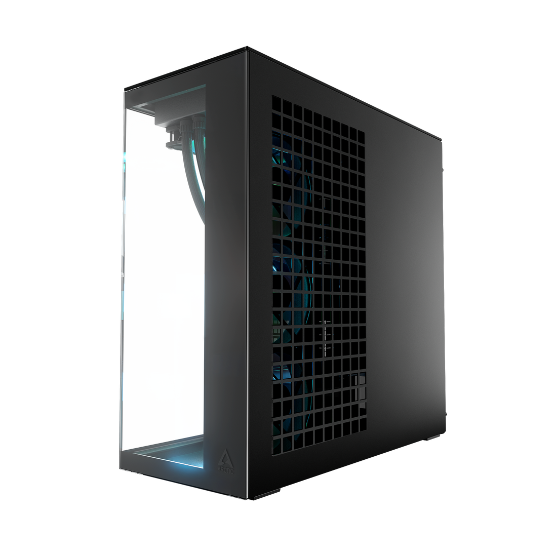 ARCTIC Xtender | PC case | E-ATX and 420 mm radiator support | Black clear glass