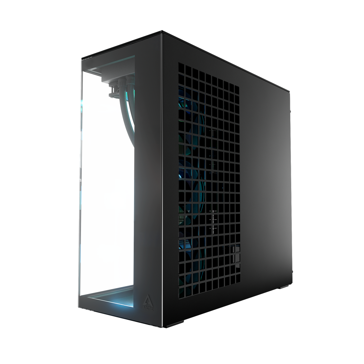 ARCTIC Xtender | PC case | E-ATX and 420 mm radiator support | Black clear glass