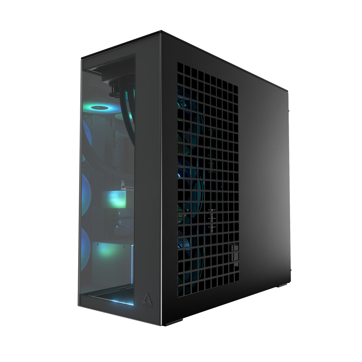 ARCTIC Xtender | E-ATX PC case | 5 pre-installed fans | Mirror Black