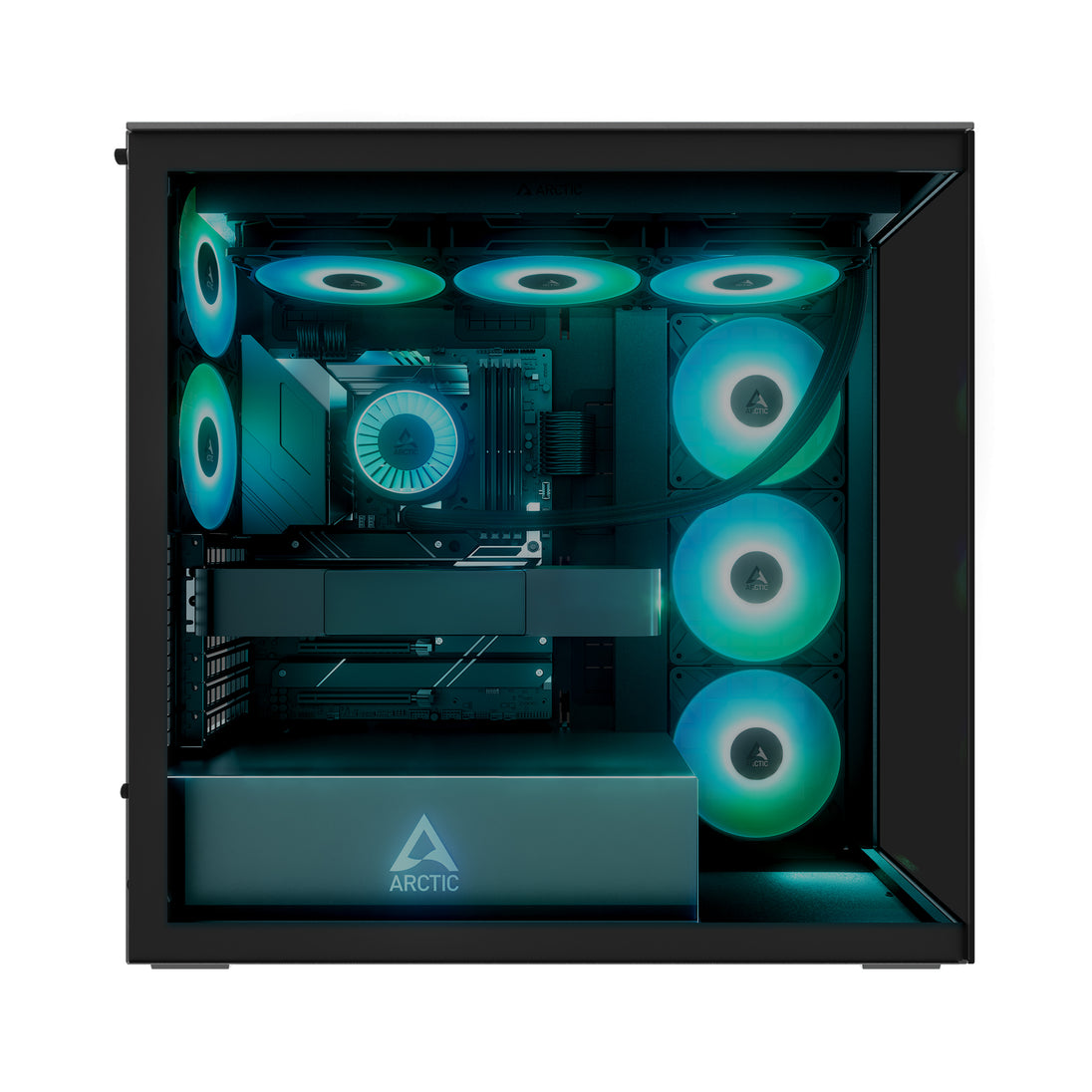 ARCTIC Xtender | PC case | E-ATX mid tower | Black tinted glass