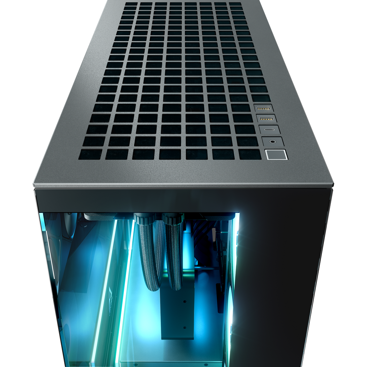 ARCTIC Xtender VG | E-ATX PC case | Vertical GPU mount | Black clear glass