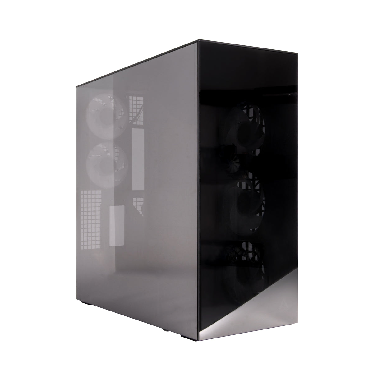 ARCTIC Xtender VG | E-ATX PC case | Vertical GPU mount | Mirror black