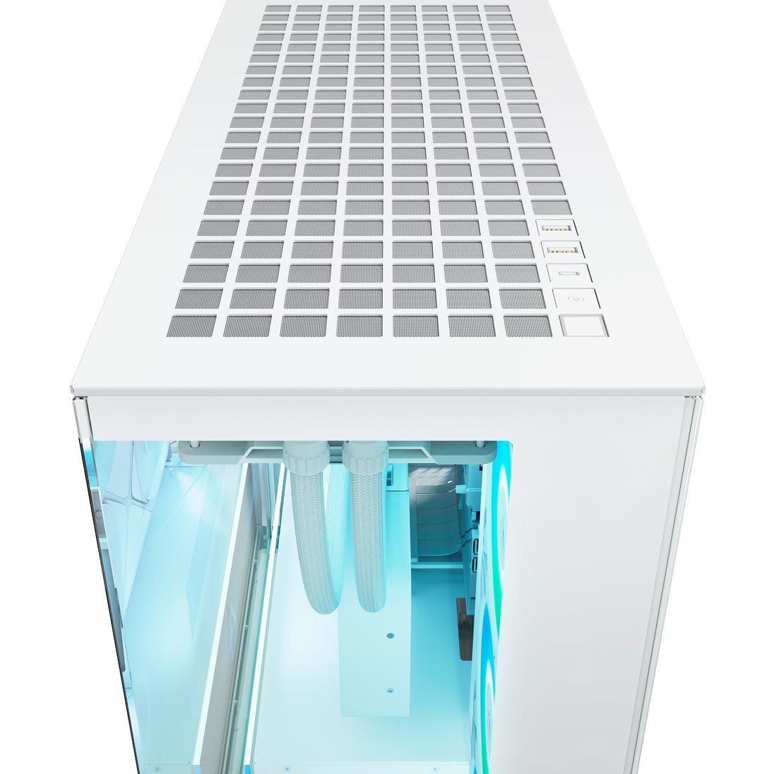 ARCTIC Xtender VG White | E-ATX PC case | Vertical GPU mount | Clear glass