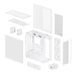 ARCTIC Xtender | E-ATX PC case | Five pre-installed A-RGB fans | White