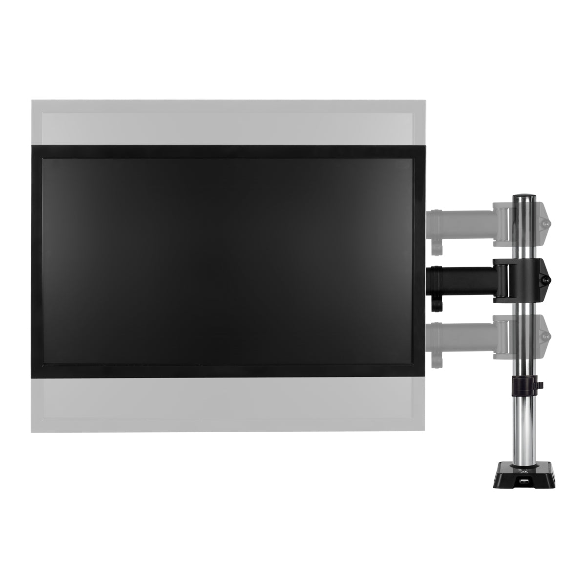 ARCTIC Z1 (Gen 3) | Single monitor arm | USB 2.0 hub | Matt black