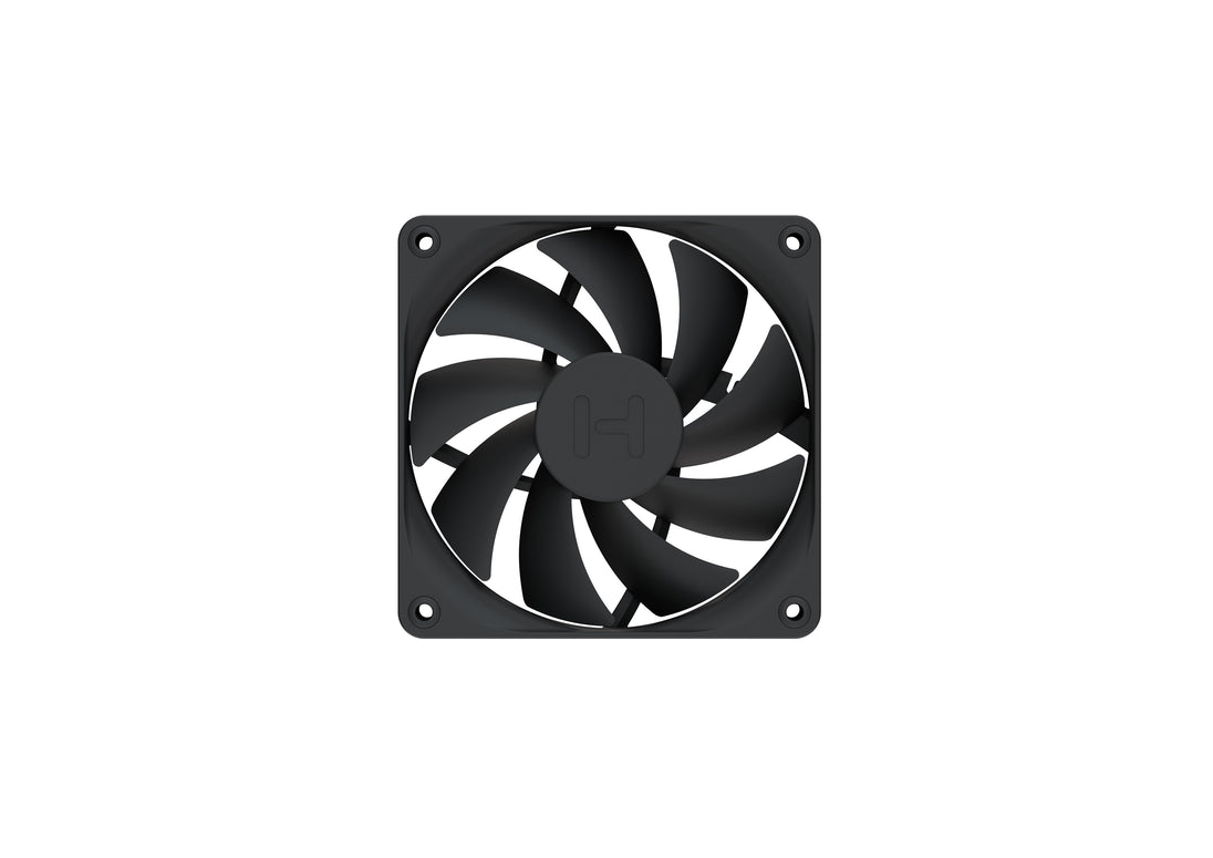HYTE FA12 | 120mm PWM case fans | 4 pack | Pitch Black