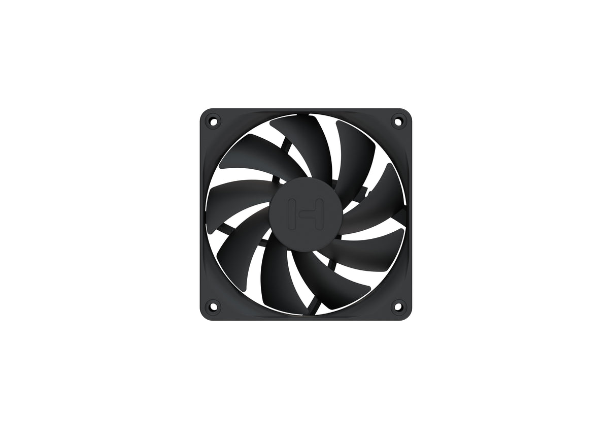 HYTE FA12 | 120mm PWM case fans | 4 pack | Pitch Black