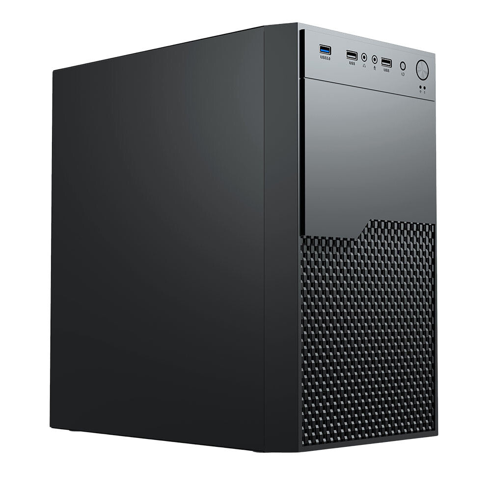 VIDA Enterprise-M | Micro ATX PC case | 120 mm fan | Black