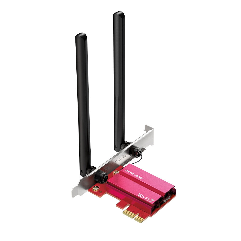 Mercusys MA37BE | Wi-Fi 7 PCIe adapter | Tri-band BE6500 | Bluetooth 5.4