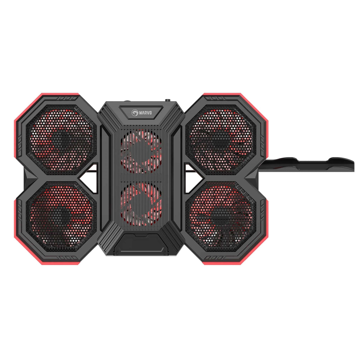 MARVO Atlas 60 | Laptop cooling stand | Six fans with six speed levels | Black