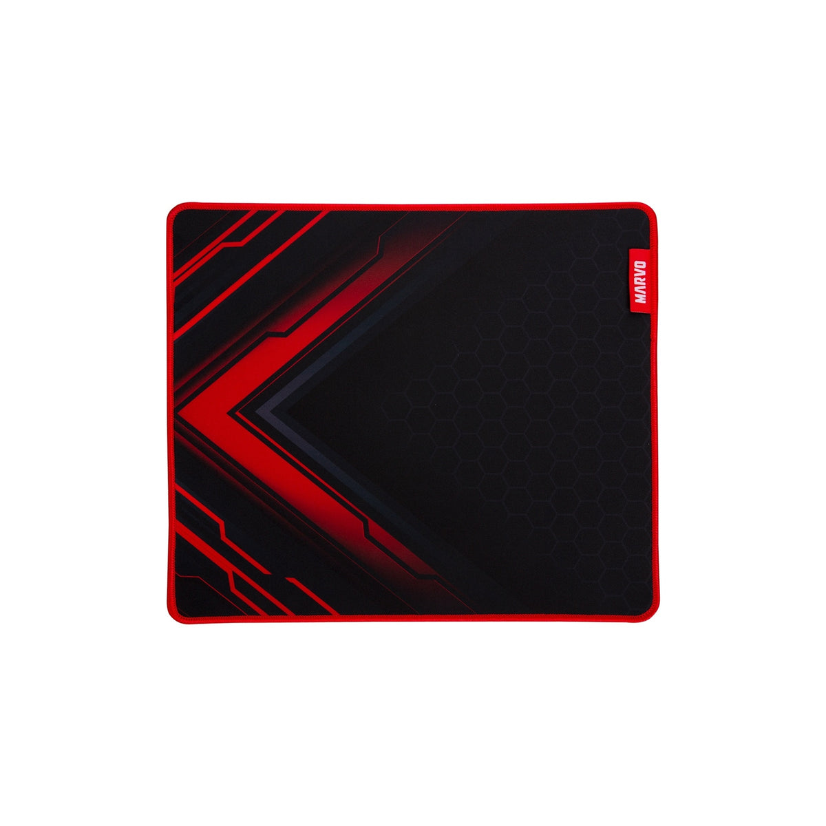 MARVO G49 Blaze L | Gaming mouse pad | 450 x 400 x 3 mm | Black and red