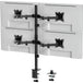 VonHaus Quad Monitor Mount | Four-screen desk stand | 13–32 inch screens | Black