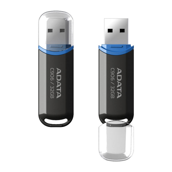 ADATA C906 | USB 2.0 Flash Drive | 32GB | Black