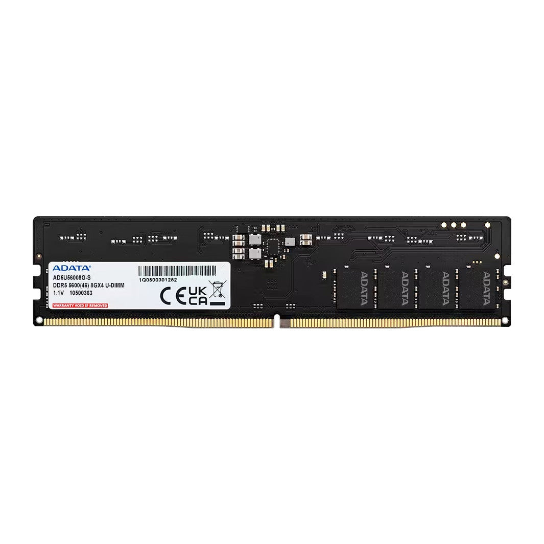 ADATA AD5U56008G-B | DDR5 desktop RAM | 8GB 5600MHz CL46 | Bulk