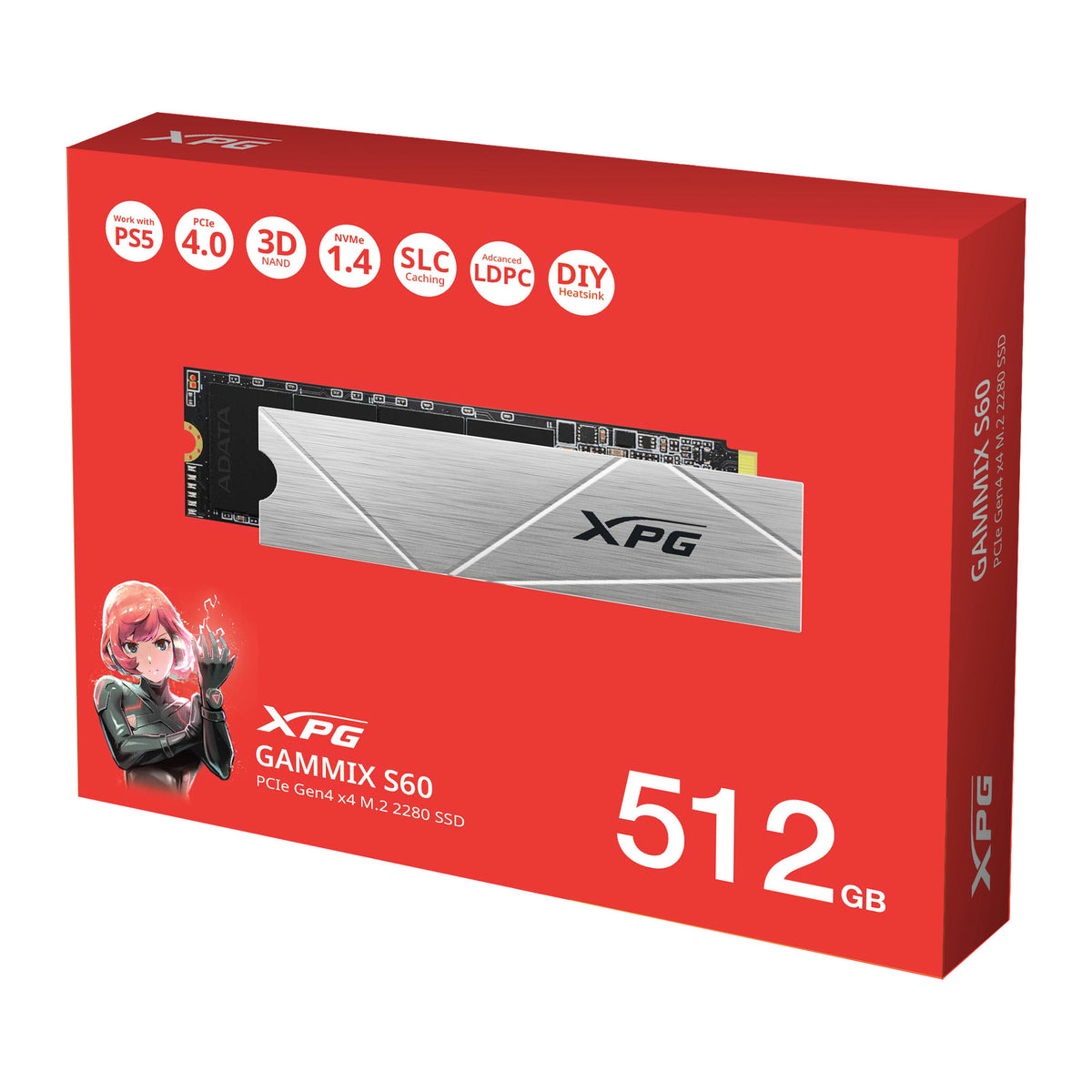 ADATA XPG GAMMIX S60 | SSD | 512GB