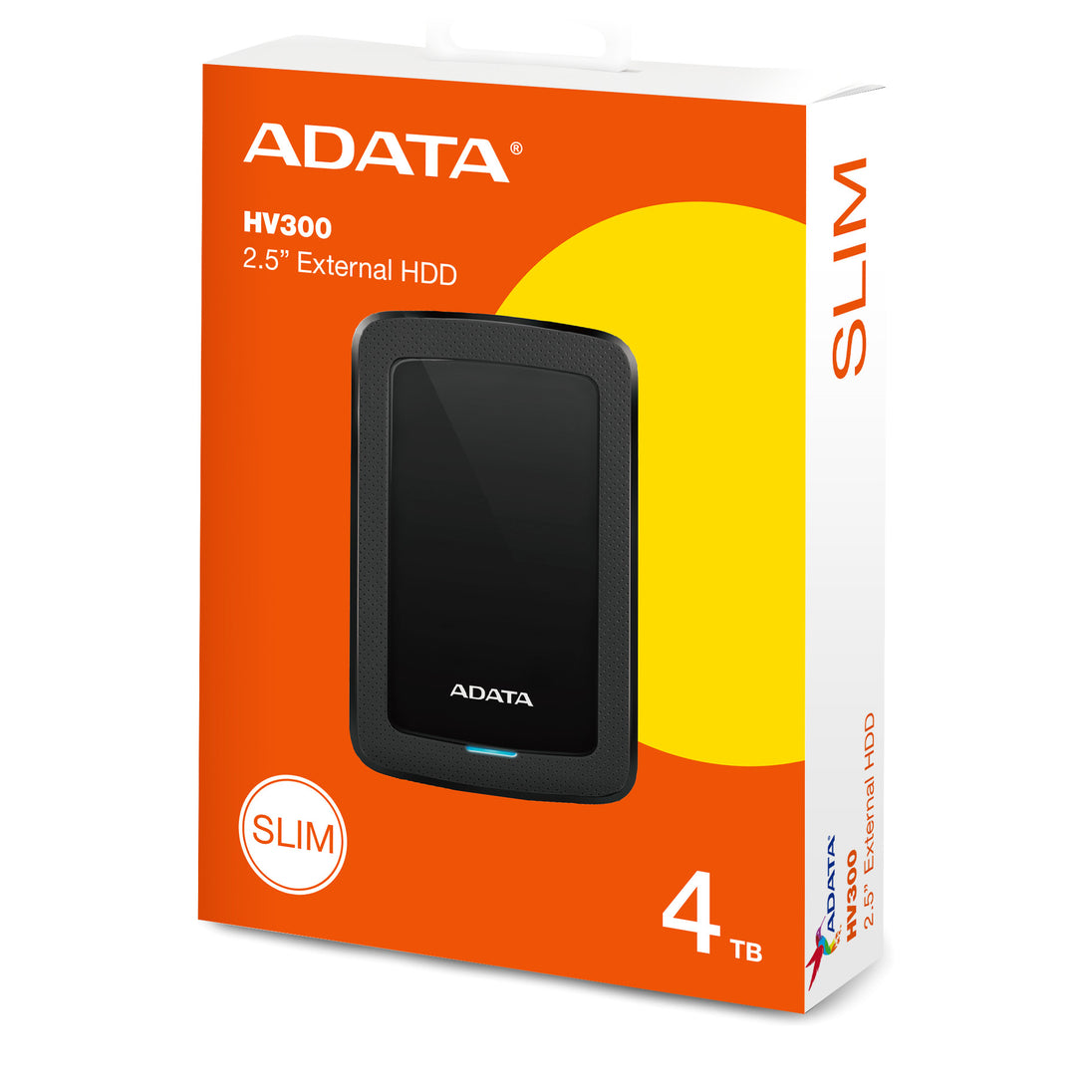 ADATA HV300 | Portable hard drive | USB 3.2 Gen 1 | 4TB Black