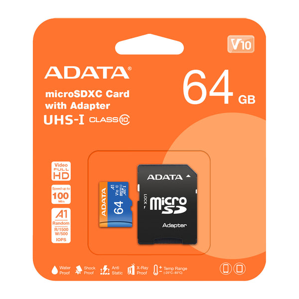 ADATA Premier | microSDXC memory card | 64GB