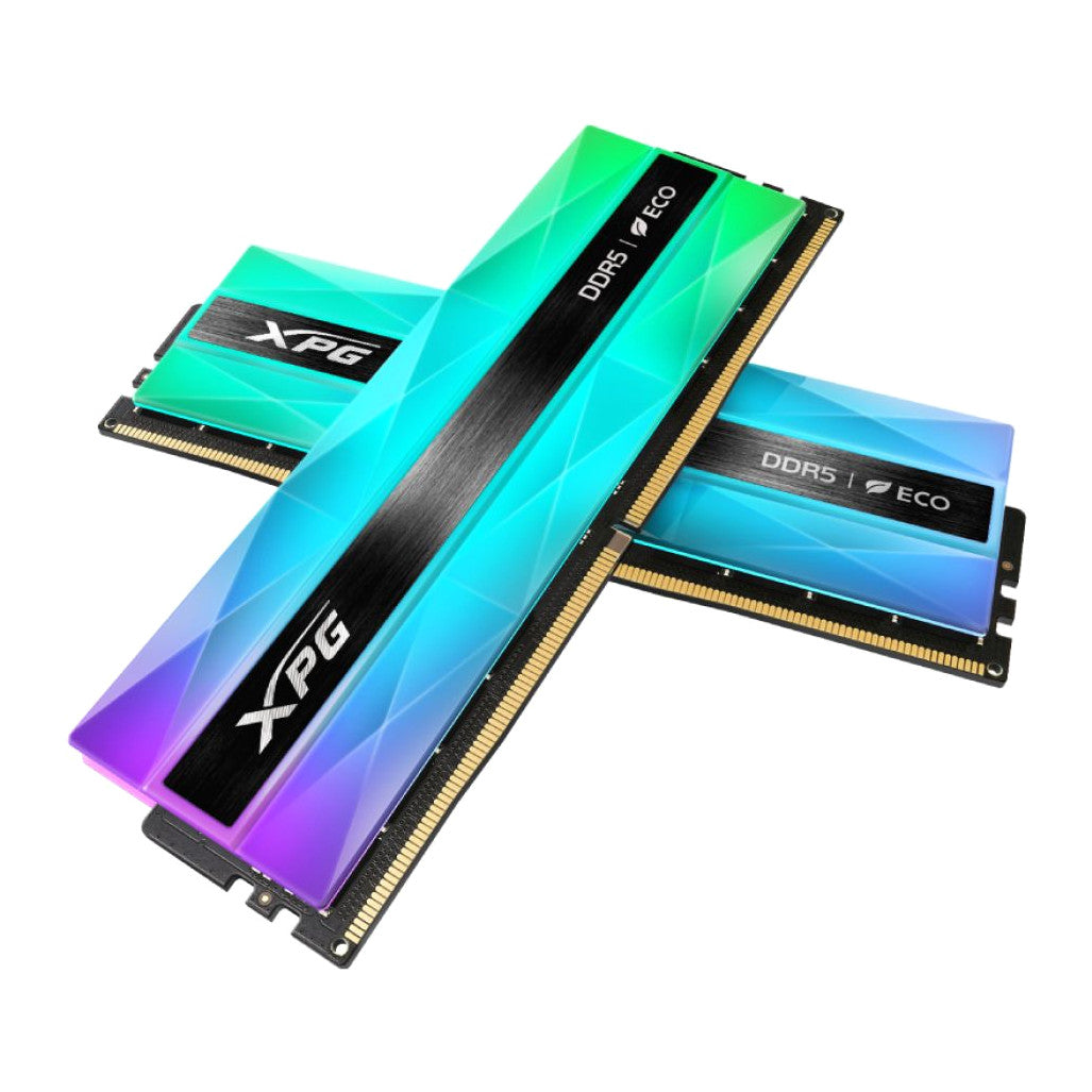 ADATA LANCER NEON RGB | DDR5 RAM | 6400MT/s CL32 | 32GB (2x16GB) Silver