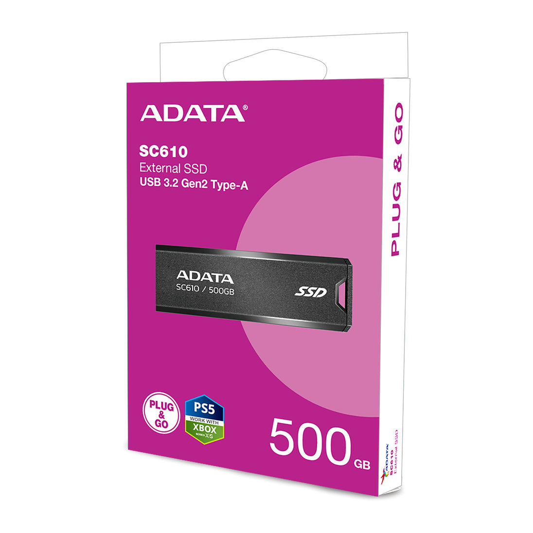 ADATA SC610 | External SSD | 500GB