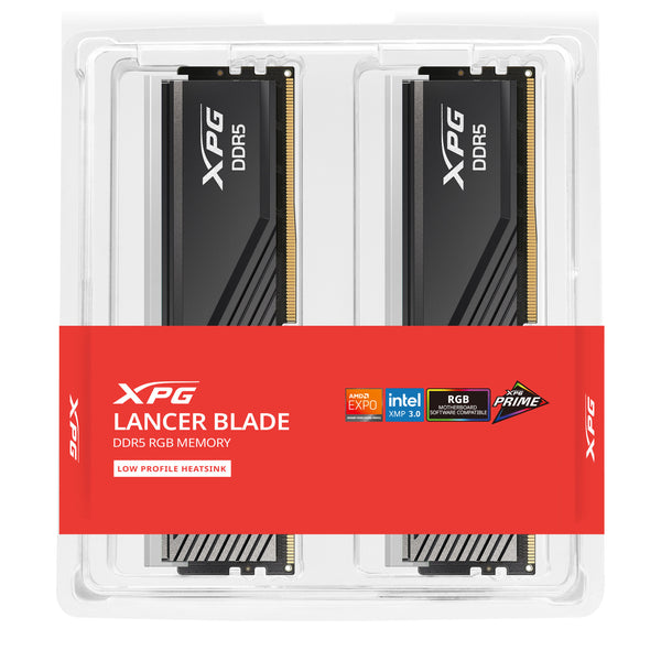ADATA XPG LANCER BLADE RGB | DDR5 RAM | 64GB 6000MT/s CL30 | Black