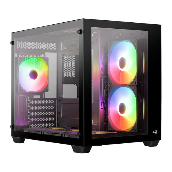 AeroCool Dryft Mini | Six ARGB fans | Black