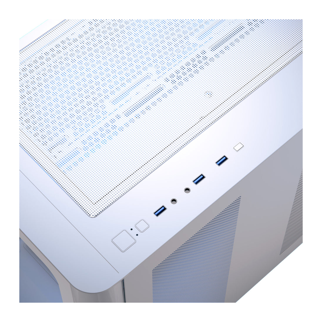 AeroCool P500C | ATX PC case | 4 ARGB fans | White