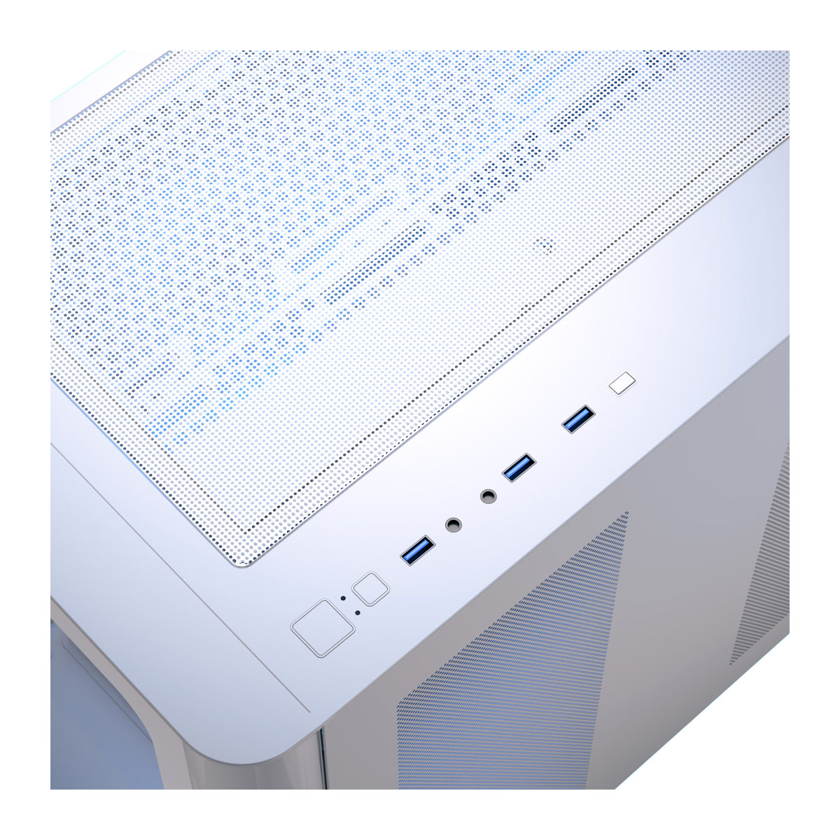 AeroCool P500C | ATX PC case | 4 ARGB fans | White