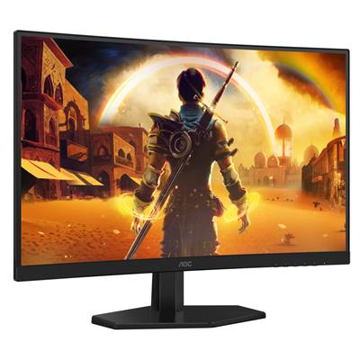 AOC C27G42FE G4 | Curved gaming monitor | 27 inch Full HD 180Hz | Black and red