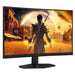 AOC C27G42FE G4 | Curved gaming monitor | 27 inch Full HD 180Hz | Black and red