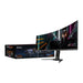 AORUS CO49DQ | 49-inch curved OLED gaming monitor | Dual QHD 144Hz | Black