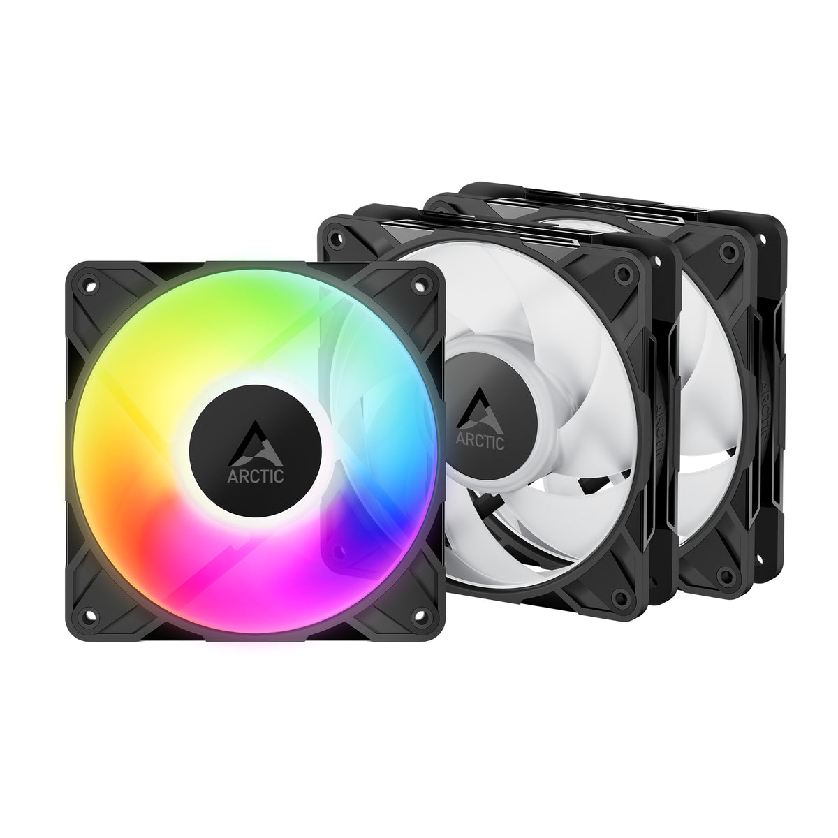 ARCTIC P12 Pro A-RGB LN | Case fan | 120 mm PWM | 3 pack | Black