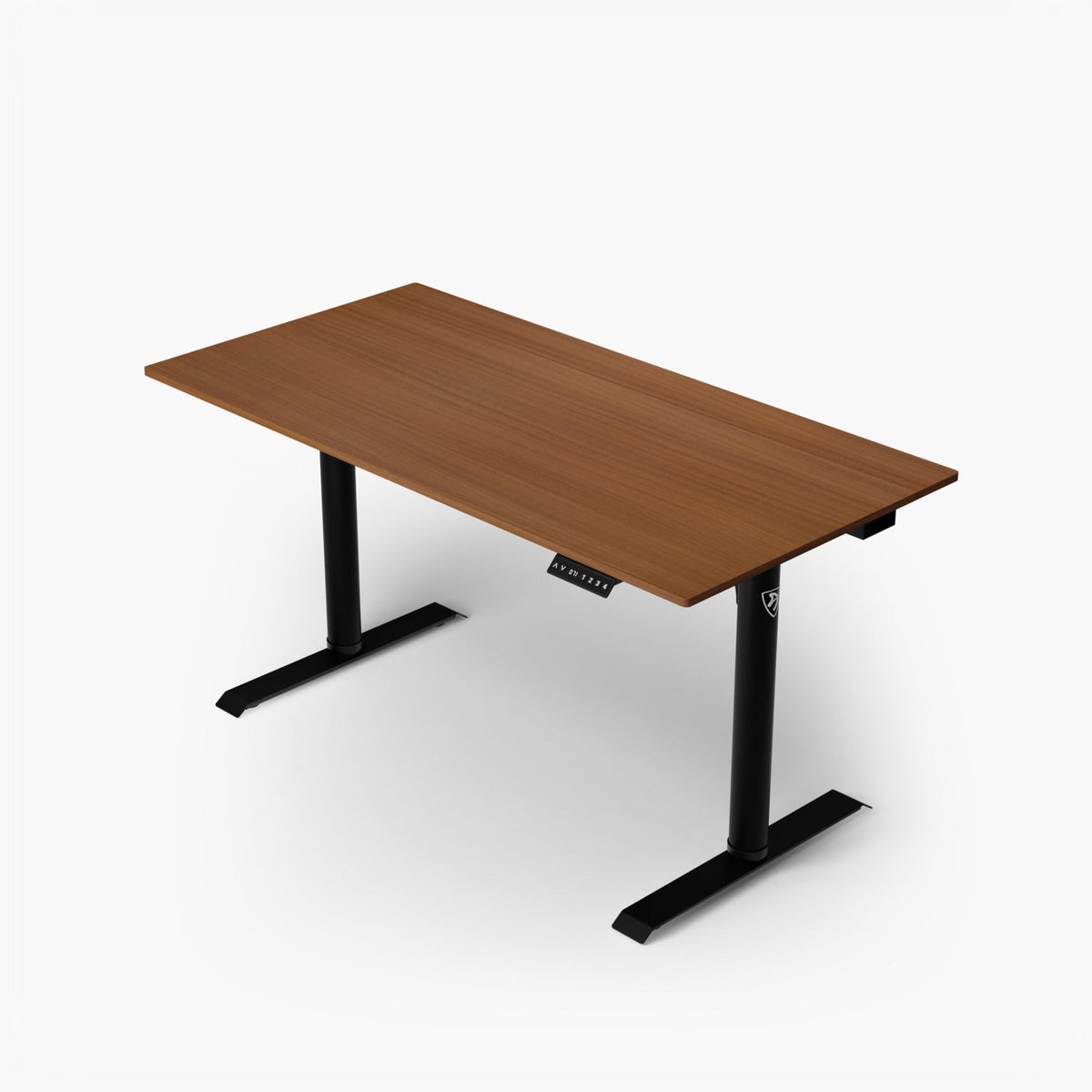 Arozzi Arena Nordico Electric Height Adjustable Gaming Desk Dark Walnut